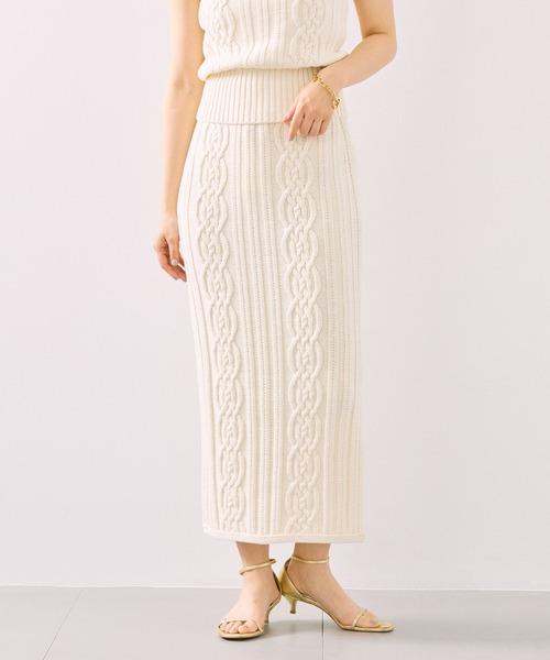 大人気定番商品♡ BABYLONE（バビロン） スカート ケーブルニットスカート : ZOZOTOWN