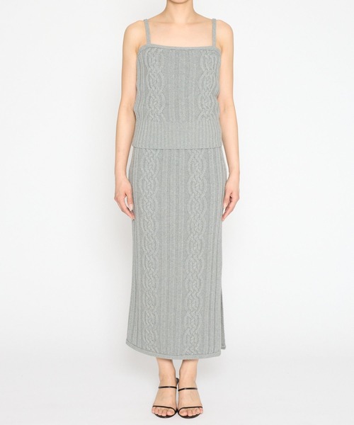 BABYLONE（バビロン） スカート ケーブルニットスカート : ZOZOTOWN