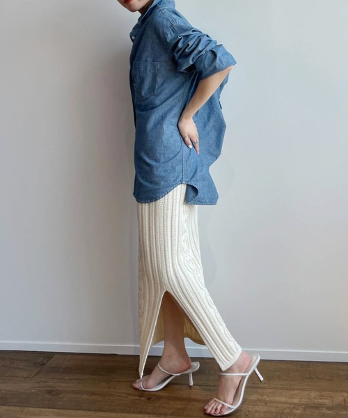 BABYLONE（バビロン） スカート ケーブルニットスカート : ZOZOTOWN