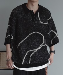 ポロシャツ ウェーブラインニットポロシャツ メンズ レディース｜ZOZOTOWN Yahoo!店