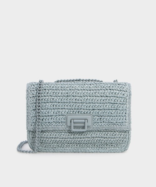 CHARLES ＆ KEITH ショルダーバッグ バッグ Nevaネバーウーブン