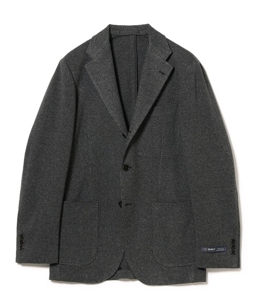 BEAMS F ハウンドトゥース柄 EASY ジャケット 44] 日本製 【公式通販】