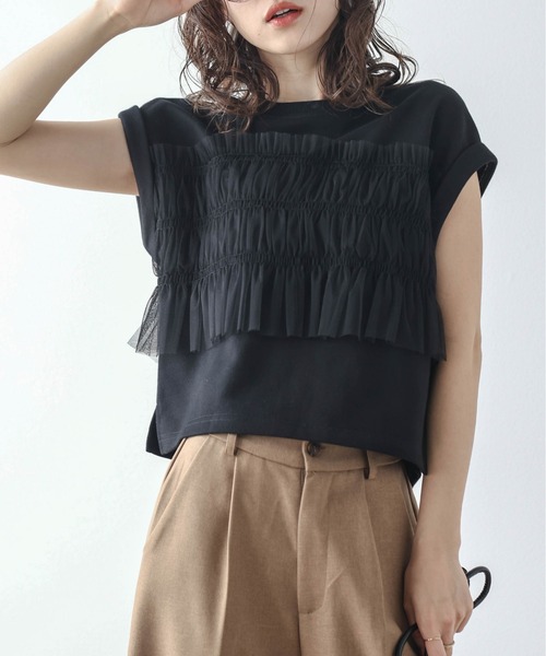 tシャツ ビスチェドッキングトップス レディース natural couture tシャツ ビスチェドッキングトップス