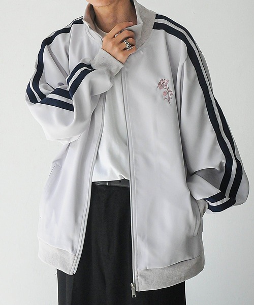 Nilway（ニルウェイ） ジャージブルゾン MEDIUM グレー メンズ