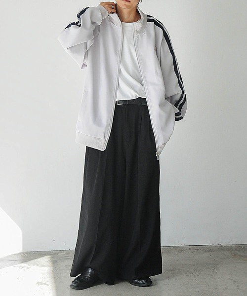 Nilway（ニルウェイ） ジャージブルゾン MEDIUM グレー メンズ