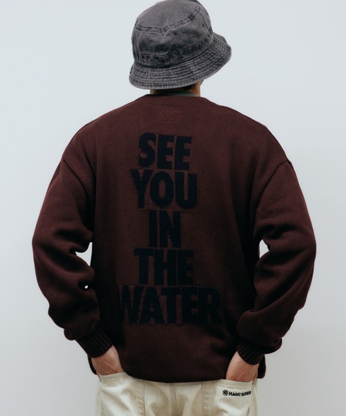 MAGIC NUMBER SEEYOUINTHEWATER ニットカーディガン MAGIC NUMBER（マジック ナンバー） カーディガン メンズ レディース