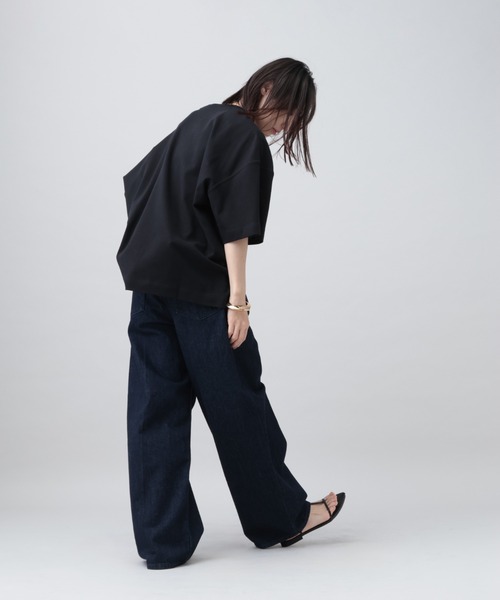 STERNBERG ジーンズ ノータックデニムワイドパンツ メンズ