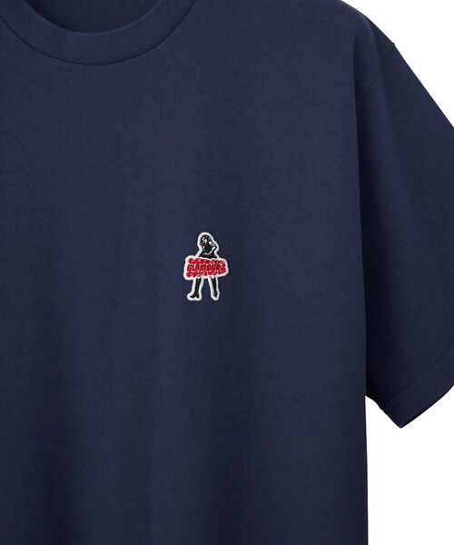 ヒステリックグラマー 刺繍ロゴ VIXEN GIRL Tシャツネイビー　サイズM HYSTERIC GLAMOUR（ヒステリックグラマー）の「VIXEN GIRL刺繍 T