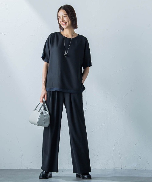 ロートレアモン（LAUTREAMONT）/SPFひんやり多機能ブラウス≪UV/冷感/洗濯機で洗える≫ LAUTREAMONT（ロートレアモン） ブラウス シャツ SPFひんやり多機能