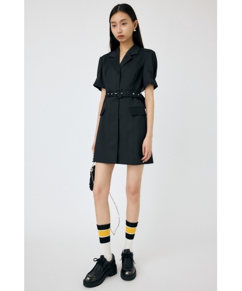 MOUSSY BELTED BLAZER MINI ドレス（2） MOUSSY ワンピース BELTED BLAZER MINI ドレス : ZOZOTOWN Yahoo