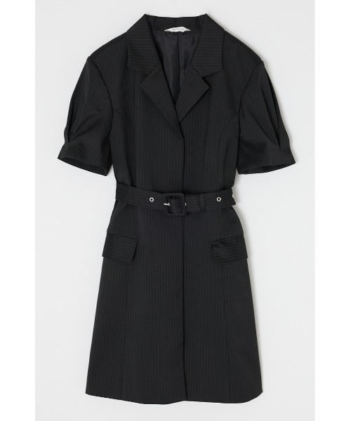 MOUSSY ワンピース BELTED BLAZER MINI ドレス : ZOZOTOWN Yahoo