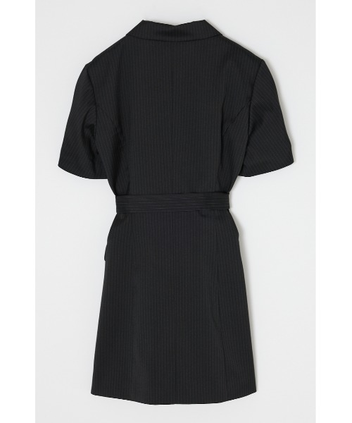 MOUSSY ワンピース BELTED BLAZER MINI ドレス : ZOZOTOWN Yahoo