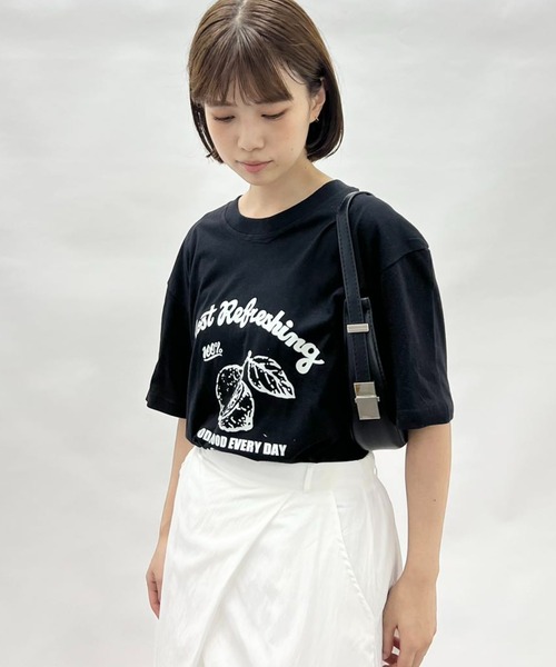 レモン Tシャツ 予約]レモンプリントTシャツ/ブラック – Lumier