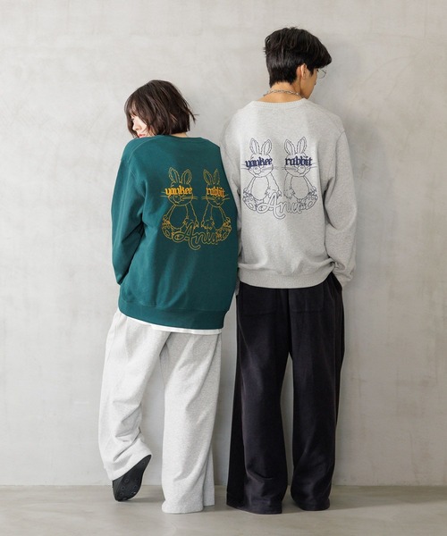 Anui（アニュイ） トレーナー スウェット 「UNISEX」ヤンキーラビット