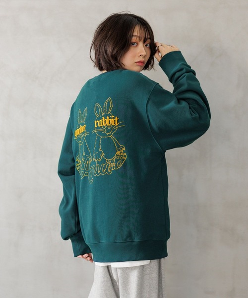 Anui トレーナー スウェット 「UNISEX」ヤンキーラビット