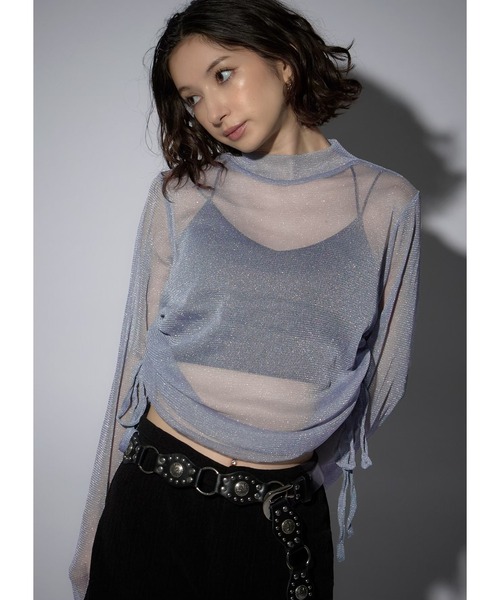 アリシア/ドロストTシャツ ctz1300：裾ドロストFUTURロゴTシャツ【ALDILA】｜エルクロース