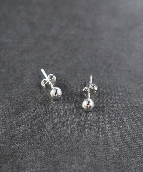 4INT. ピアス メタルボール スタッドピアス / silver925 (金属