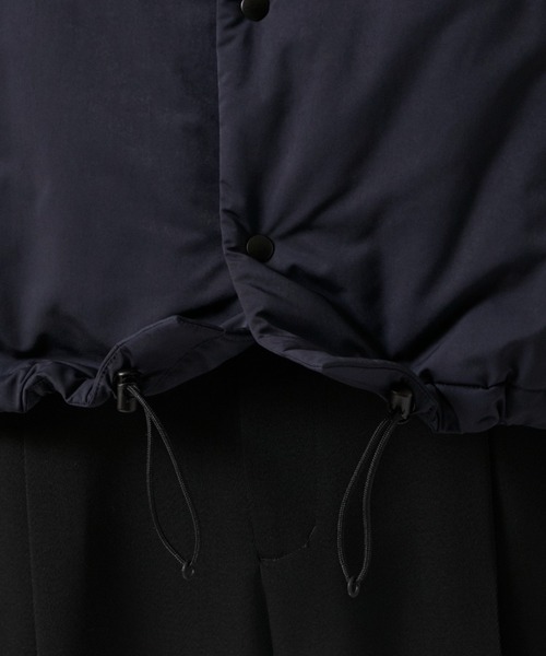 ATON/エイトン】VINTAGE NYLON TWILL PADDED VEST（ダウンベスト