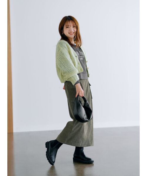 tシャツ 2wayフロッキーロゴスウェット「低身長・小柄女性