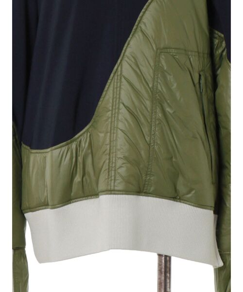 UN3D. スウェット WAVE LINE PADDED PO / ウェーブラインパデッドプル 