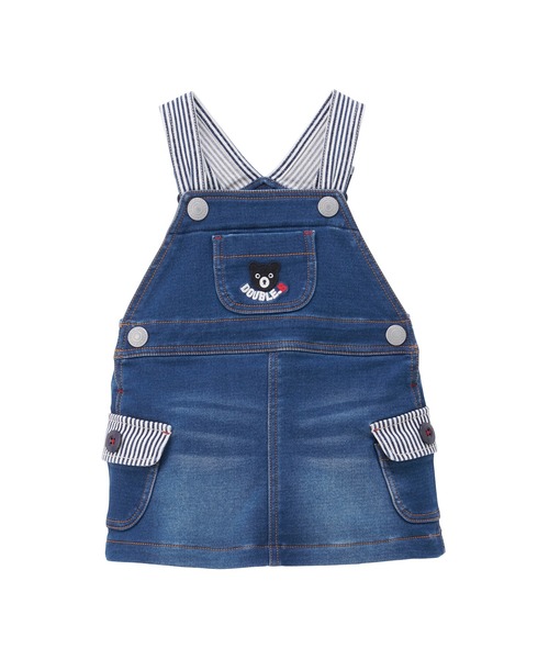 wb - 前掛けスコート 前掛けスコート キッズ 小わっぱ服 うしろ帯 子ども服、シューズ-ワンピース、チュニック