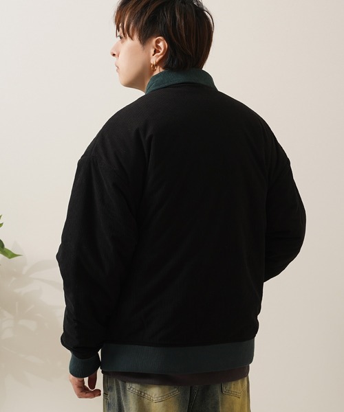 ブルゾン アウター 「unisex」コーデュロイ クレリックブルゾン