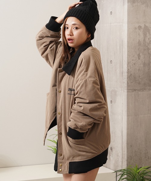 ブルゾン アウター 「unisex」コーデュロイ クレリックブルゾン