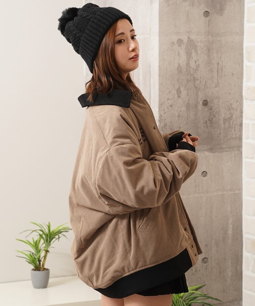 ブルゾン アウター 「unisex」コーデュロイ クレリックブルゾン