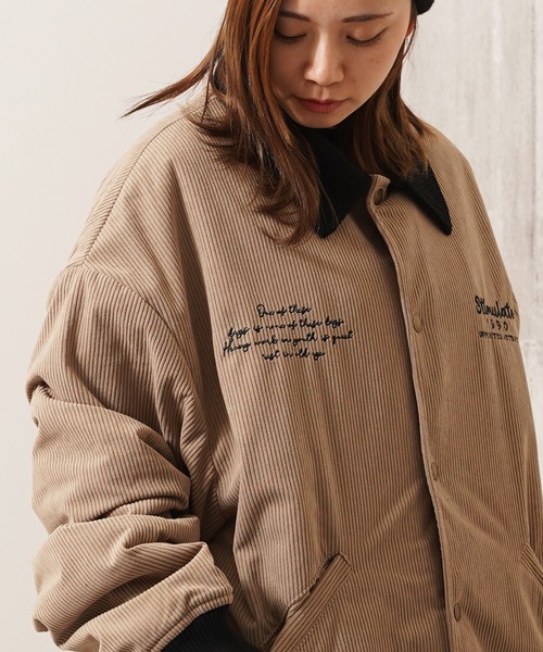 ブルゾン アウター 「unisex」コーデュロイ クレリックブルゾン