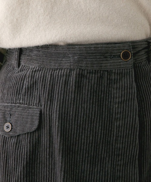 LEPSIM（レプシィム） パンツ コーデュロイラップキュロット 147617