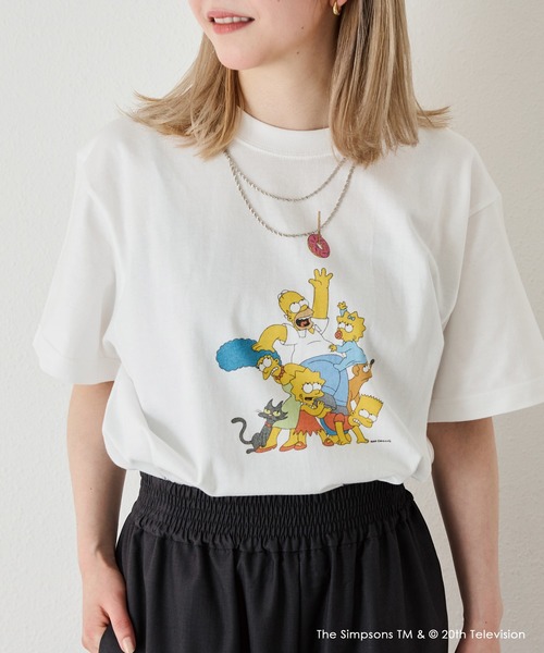 tシャツ 「GOOD ROCK SPEED/グッドロックスピード」 THE SIMPSONS / グラフィックプリントTシャツ レディース GOOD ROCK SPEED tシャツ 「GOOD SPEED」The Simpsons/プリントT