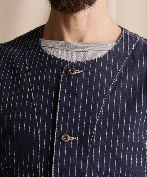 Schott N.Y.C ベスト ジレ Schott/ショット/OLD HICKORY DENIM