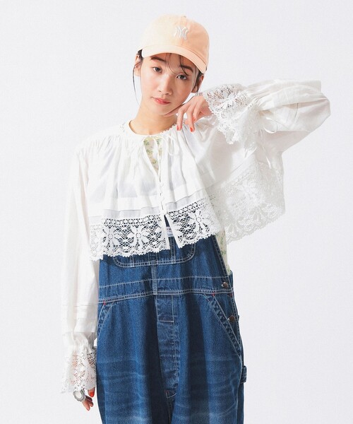 BEAMS BOY - BEAMS BOY ブラウス BEAMS BOY ブラウス シャツ ヴィンテージ レース レディース