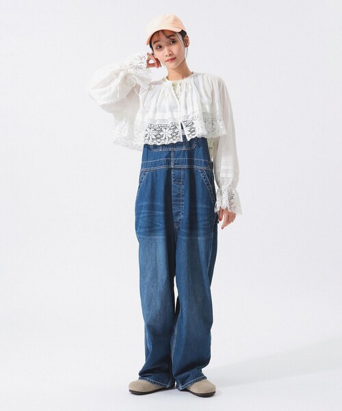 BEAMS BOY ブラウス シャツ ヴィンテージ レース レディース