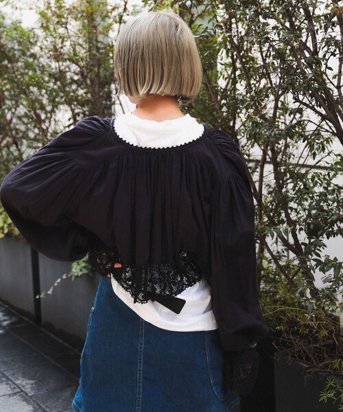 BEAMS BOY - (新品未使用) BEAMS BOY  ブラウス BEAMS BOY ブラウス シャツ ヴィンテージ レース レディース