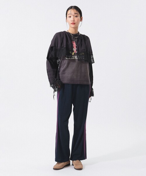BEAMS BOY ブラウス シャツ ヴィンテージ レース レディース