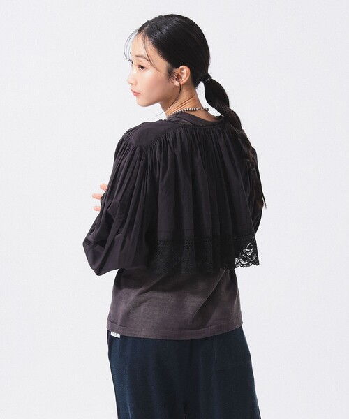 BEAMS BOY ブラウス シャツ ヴィンテージ レース レディース