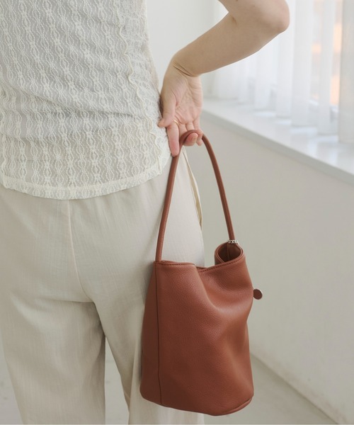 ANGIE ハンドバッグ ワンハンドル バケツ バッグ : ZOZOTOWN Yahoo!店