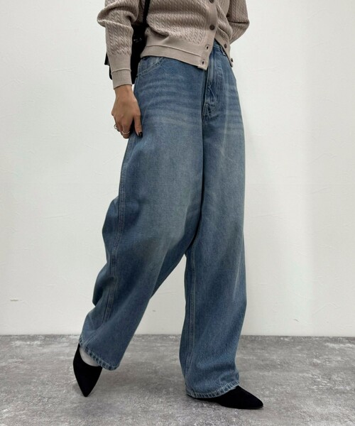 fredy emue ジーンズ デニム デニムパンツ ハイウエストルーズ