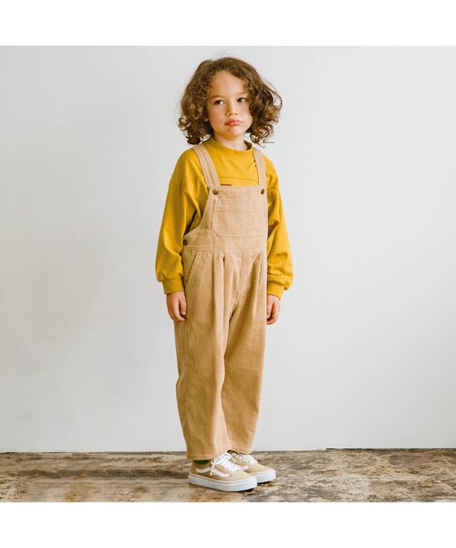 「p.premier」 「KIDS」オーバーオール 140 キャメル キッズ_画像2