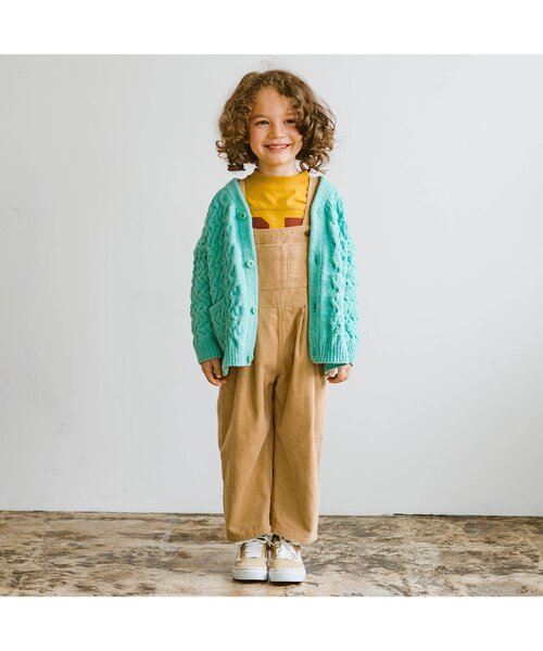 「p.premier」 「KIDS」オーバーオール 140 キャメル キッズ_画像4