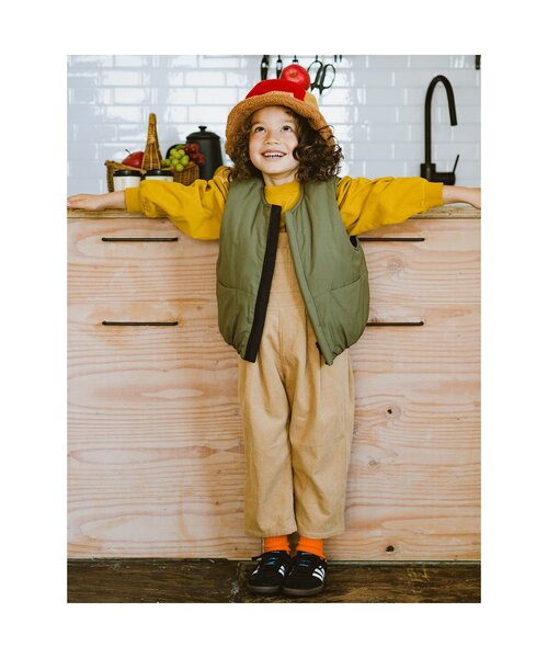 「p.premier」 「KIDS」オーバーオール 140 キャメル キッズ_画像5