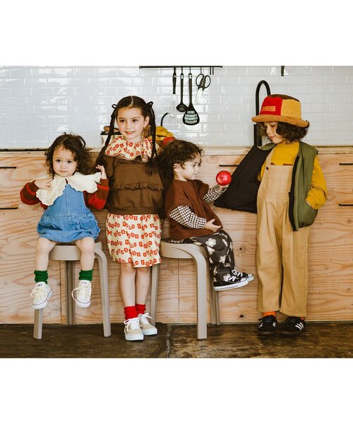 「p.premier」 「KIDS」オーバーオール 140 キャメル キッズ_画像6