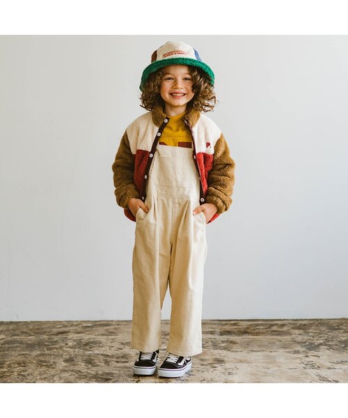 「p.premier」 「KIDS」オーバーオール 140 キャメル キッズ_画像9