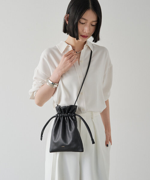 russet ショルダーバッグ バッグ 巾着ミニショルダーバッグ(Z