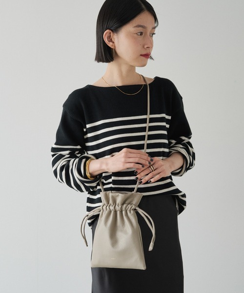 russet ショルダーバッグ バッグ 巾着ミニショルダーバッグ(Z