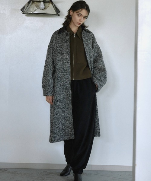 CREDONA（クレドナ） コート アウター WOOL SHORT ZIP JACKET COAT