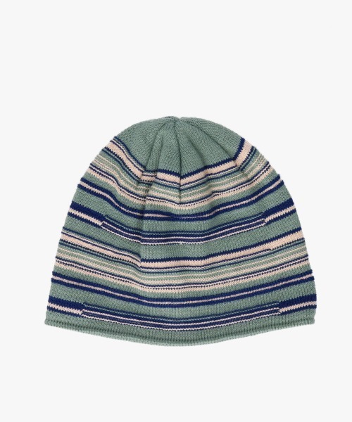 override ニット帽 ニットキャップ OVERRIDE OGC MULTI STRIPE
