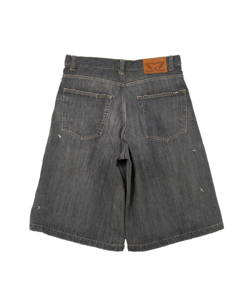 【BAON】[unisex] Haven Banding Carpender Denim Bermuda Pants KAMIYA ジーンズ Denim Bermuda Pants メンズ : ZOZOTOWN Yahoo