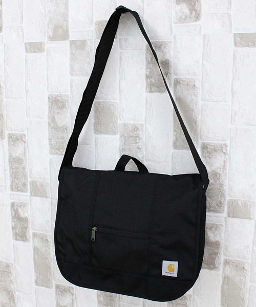 ショルダーバッグ Carhartt Ripstop Messenger Bag Black B0000509-BK Carhartt Ripstop Messenger Bag 19 X 12.5 X 5.5 Black